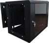 614264182 - Dual Section - 18U  Cabinet, 450+100mm deep, Black