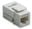 105311010 - Ổ cắm mạng Cat5e 90° loại mỏng, không chống nhiễu, chuẩn kép IDC, màu trắng