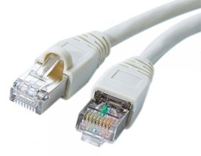 182110505 - Premium Line Category 6A U/UTP Patchcord, PVC, 5 m, Gray