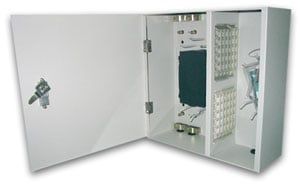 251011240 - Hộp đấu nối cáp quang loại gắn tường, 24 cổng SC, chưa bao gồm adapter
