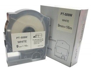 PT-509W  Nhãn in Max 9mm, màu trắng, dài 16m