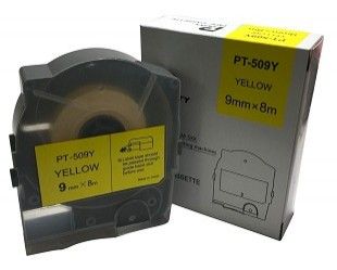 PT-509Y  Nhãn in Max 9mm, màu vàng, dài 8m