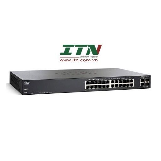 SF220-24-K9 - Cisco SF220-24P 24-Port 10/100 PoE Smart Switch