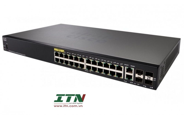 SF350-24-K9 - Cisco SF350-24P 24-Port 10/100 POE Managed Switch
