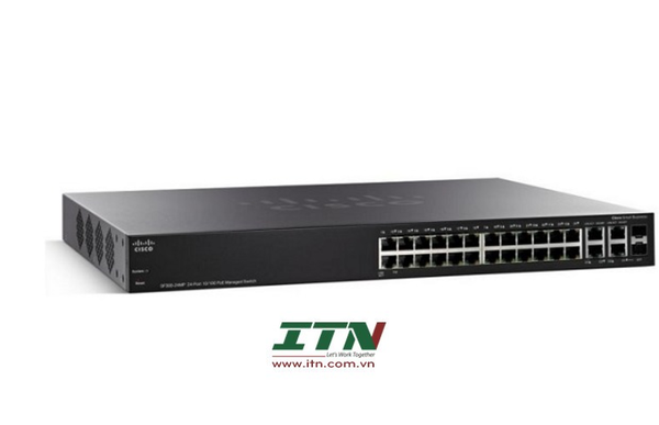 SF350-24MP - Cisco SF350-24MP 24-Port 10/100 Max PoE Managed Switch