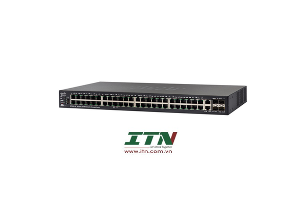 SF550X-48-K9 - Cisco SF550X-48 48-Port 10/100 Stackable Managed Switch