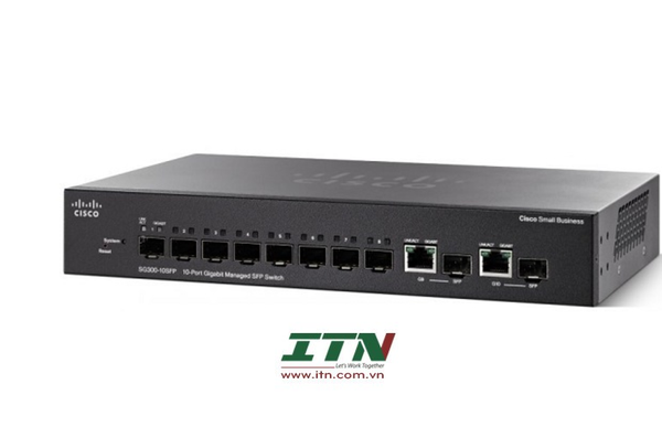 SG350-10SFP - Cisco SG350-10SFP 10-Port Gigabit Managed SFP Switch
