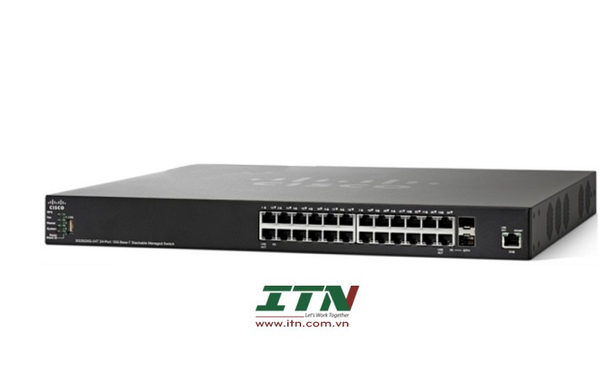 SG350X-24-K9 - Cisco SG350X-24 24-Port Gigabit Stackable Managed Switch