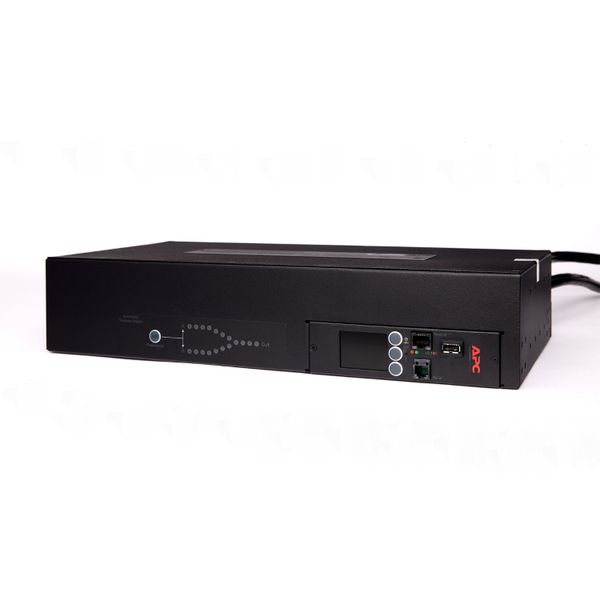APC Rack ATS, Rack-Mount AP4424 Netshelter Rack Automatic Transfer Switch, 2U, 32A, 230V, 2 IEC 309 IN, 16 C13, 2 C19 OUT, 50/60 Hz