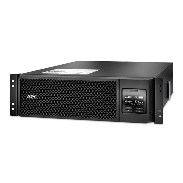 UPS APC SRT5KRMXLI Smart-UPS On-Line, 5kVA, Rackmount 3U, 230V, 6x C13+4x C19 IEC outlets, Network Card+SmartSlot