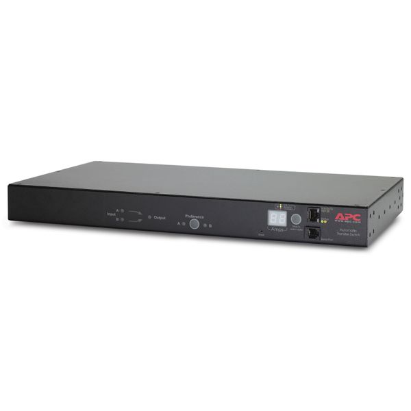 RACK ATS AP7723, 20A/208V, 16A/230V, C20 IN, (8) C13 (1) C19 OUT