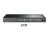 T1500-28PCT - 24-Port 10/100Mbps + 4-Port Gigabit Smart PoE+ Switch