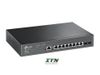 T2500G-10MPS - JetStream 8-Port Gigabit L2 Managed PoE+ Switch with 2 SFP Slots