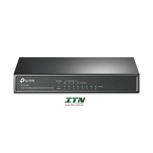 TL-SF1008P - Switch Desktop 8 cổng 10/100Mpbs với 4 cổng PoE