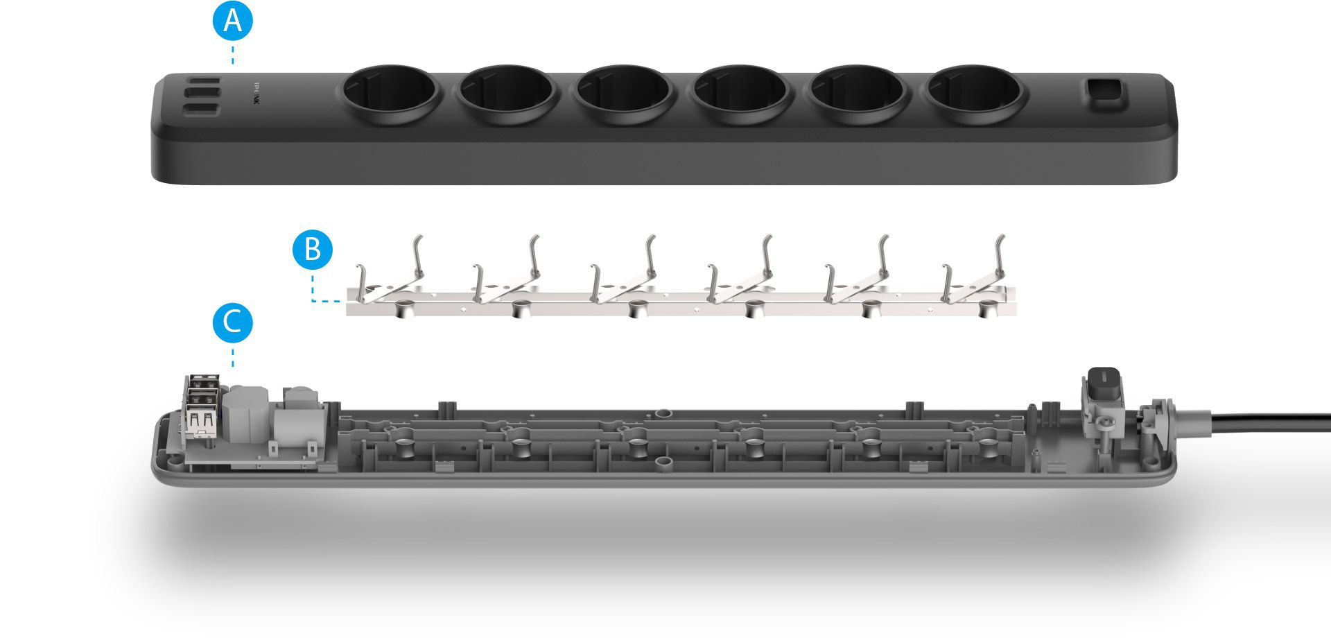 TL-SP290 - 6-Port AC Outlets & 3-Port USB Charging Ports Surge Protect ...