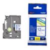 TZE-233 Nhãn tiêu chuẩn - Chữ xanh nền trắng 12mm