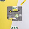 Nhãn in tiêu chuẩn brother Tze-621 9mm chữ đen nền vàng