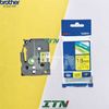 Nhãn in tiêu chuẩn brother Tze-641 18mm chữ đen nền vàng