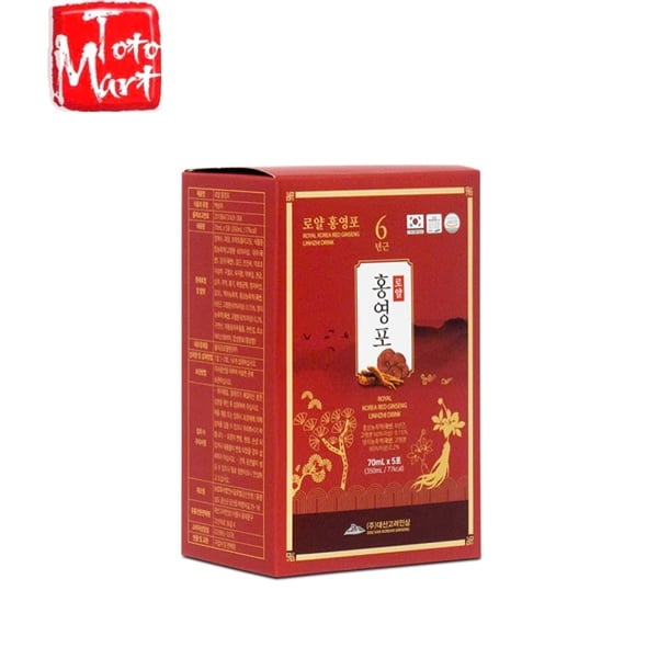Nước hồng sâm linh chi Daesan Hàn Quốc (5 gói x 70ml)