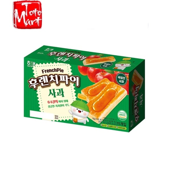 Bánh nướng French Pie mứt táo Haitai Hàn Quốc (192g)