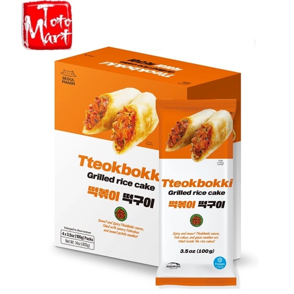 Bánh gạo nướng nhân Tteokbokki Seoul Manim Hàn Quốc (400g)