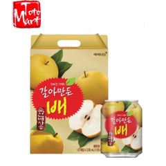 Nước ép lê Haitai Hàn Quốc (hộp 12 lon x 238ml)