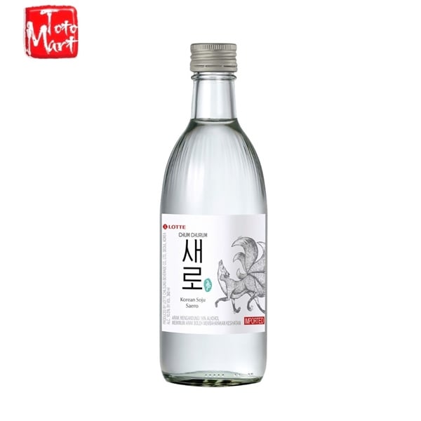 Rượu Soju Saero Zero Sugar Chum Churum (375 ml)