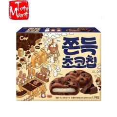Bánh quy Chocolate nhân nếp dẻo CW Hàn Quốc (240g)