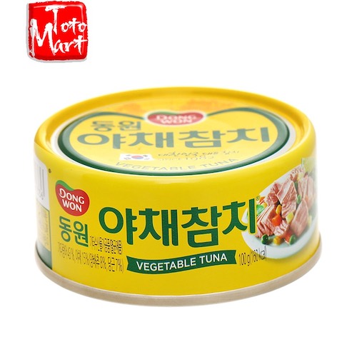 Cá ngừ hộp trộn rau củ Dongwon (100g)