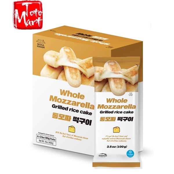 Bánh gạo nướng nhân phô mai mozzarella Seoul Manim Hàn Quốc (400g)