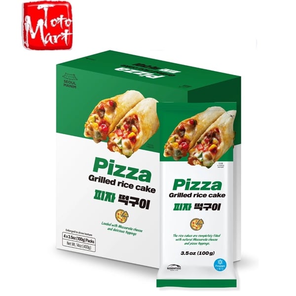 Bánh gạo nướng nhân pizza Seoul Manim Hàn Quốc (400g)