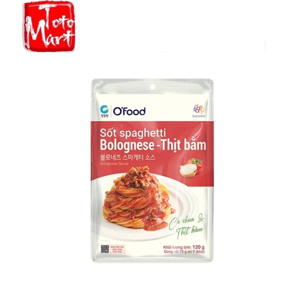 Sốt Spaghetti Bolognese - Thịt bằm O'Food (120g)