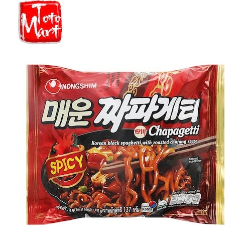 Mì tương đen cay Chapagetti Nongshim (137g)