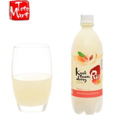 Rượu gạo Makgeolli Koolsoondang - vị đào (750ml)