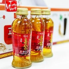 Hộp nước hồng sâm có củ KGS (120ml x 10 chai)