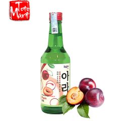 Rượu soju Korice - vị mận (360ml)