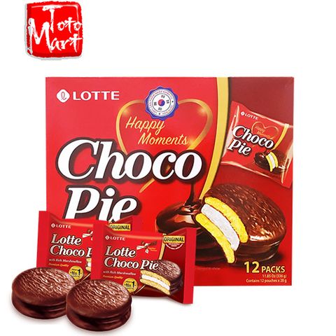 Bánh Chocopie Lotte Hàn Quốc vị truyền thống (12 cái) – Totomart
