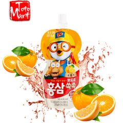 Nước hồng sâm cho bé Pororo Hàn Quốc vị cam (100ml)