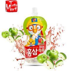 Nước hồng sâm cho bé Pororo Hàn Quốc vị táo (100ml)