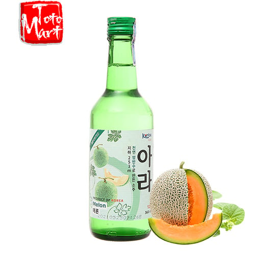 Rượu soju Korice - vị dưa lưới (360ml)