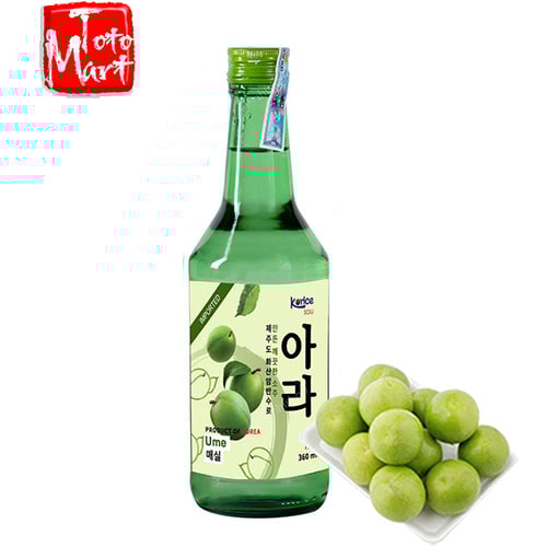 Rượu soju Korice - vị mơ (360ml)