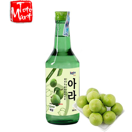 Rượu soju Korice - vị mơ (360ml)