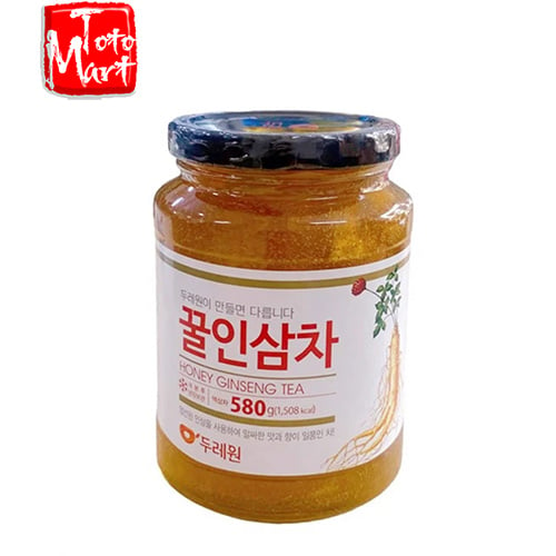 Mật ong sâm lát Dooraone Hàn Quốc (580g)