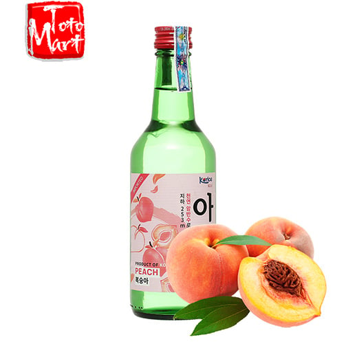 Rượu soju Korice - vị đào (360ml)