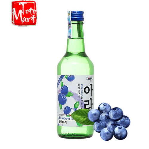 Rượu soju Korice - vị việt quất (360ml)