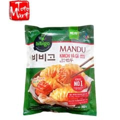 Bánh xếp Mandu kim chi và gà Bibigo (350g)