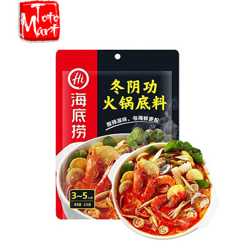 Gia vị lẩu Haidilao vị lẩu Thái tomyum (210g)