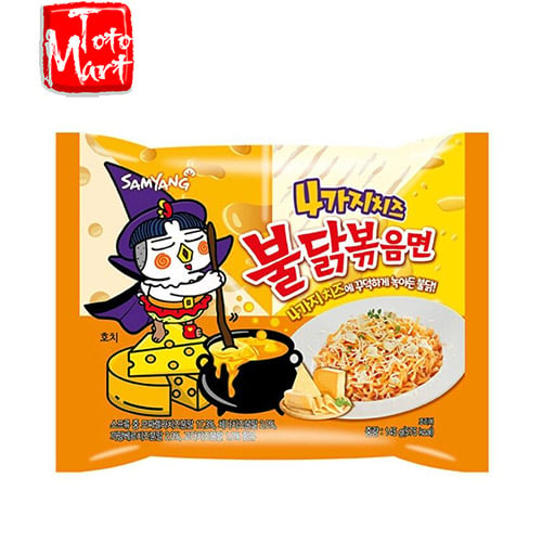 Mì cay khô 4 vị phô mai Samyang (145g)