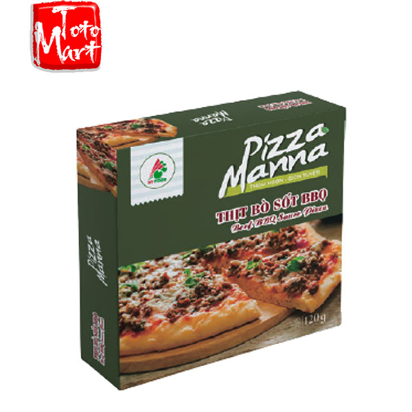 Pizza Manna thịt bò sốt BBQ (120g)