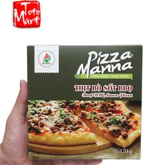 Pizza Manna thịt bò sốt BBQ (120g)